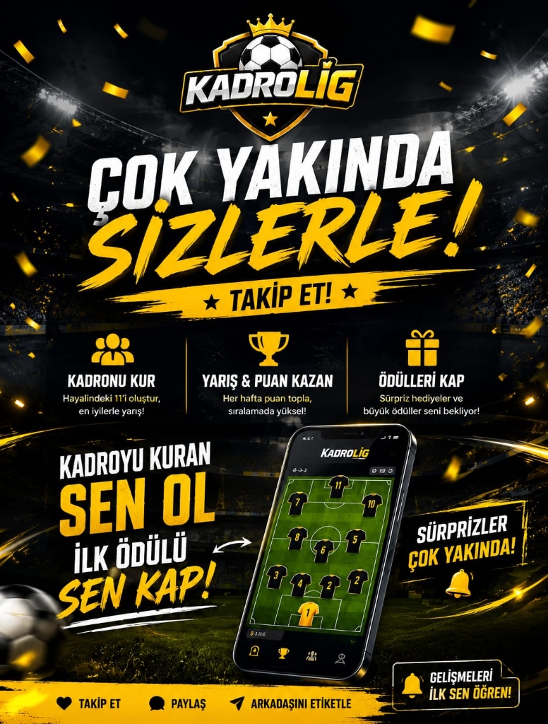 KadroLig Çok Yakında Sizlerle